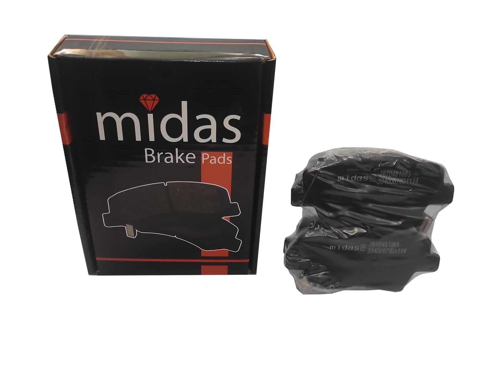 لنت ترمز عقب وجودی مدل 38150 مناسب برای دنا - دنا پلاس -پارس TU5 - پارس SLX